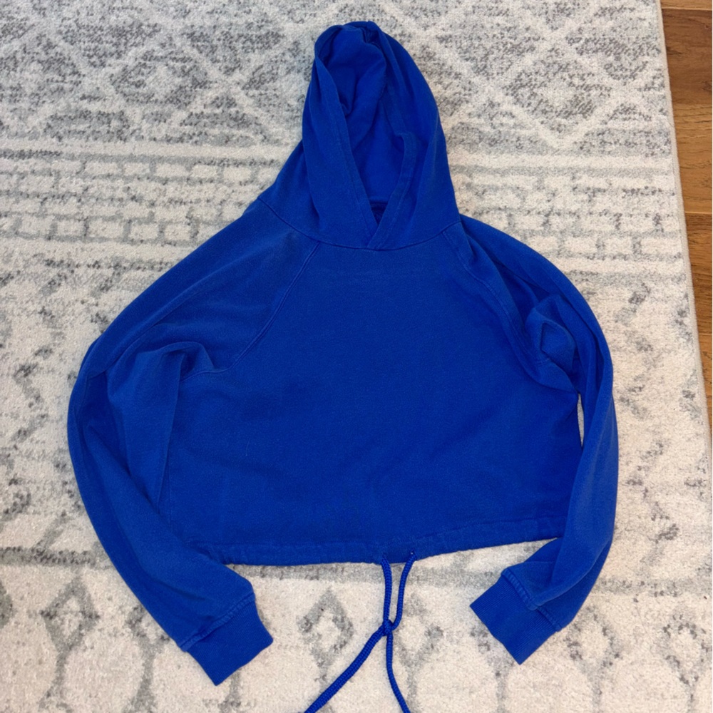 Divided Cropped Hoodie